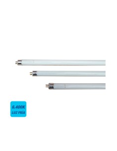 Tubo fluorescente 15 w 6500k 1000 lm t8 43,7 cm g13 luz fria