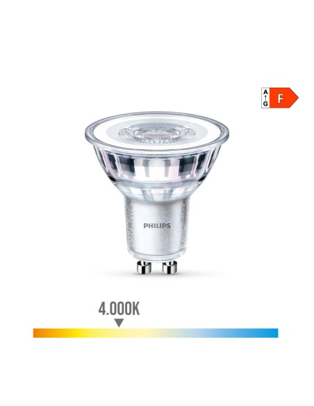 Bombilla gu10 led 4,6 w 390 lm 4000 k luz dia ø5 x 5,4 cm