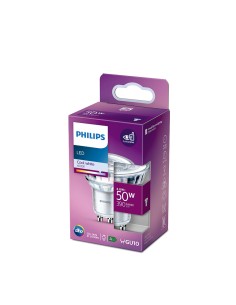 Bombilla gu10 led 4,6 w 390 lm 4000 k luz dia ø5 x 5,4 cm 2