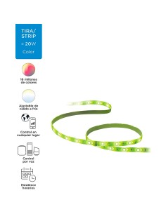 Tira de led 2m 1.600lm starterkit wiz philips 2