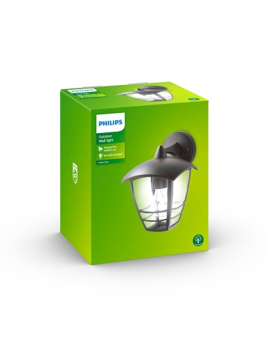 Aplique exterior creek e27 60 w sin bombilla,...