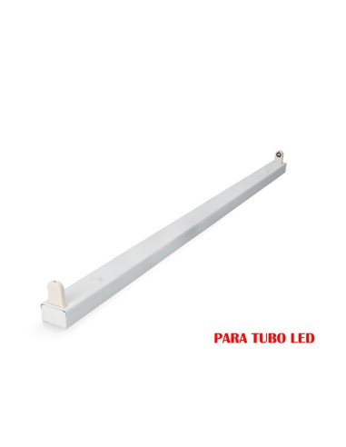 Regleta fluorescente para tubo de led 1x18w (eq. 36w) 220v 123cm edm