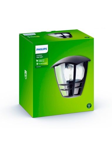 Aplique exterior creek e27 60 w sin bombilla,...