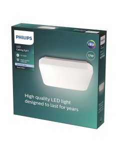 Plafón led cuadrado mauve 17 w 4000 k 2000 lm 32,5 x 32,5 x 7,5 cm 2