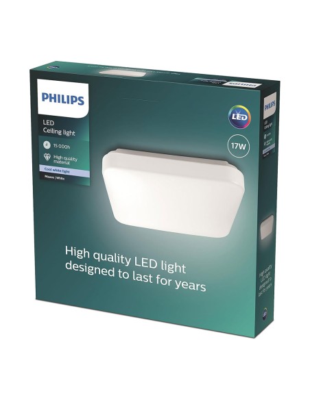 Plafón led cuadrado mauve 17 w 4000 k 2000 lm 32,5 x 32,5 x 7,5 cm