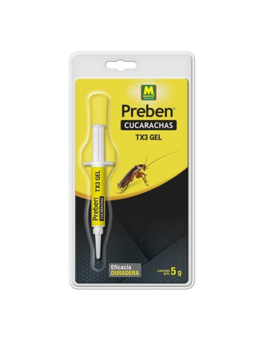 Jeringa con gel para cucarachas 5 g