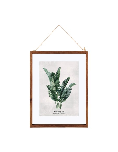 Marco de fotos decorativo lienzo natural modelos surtidos 38x48cm