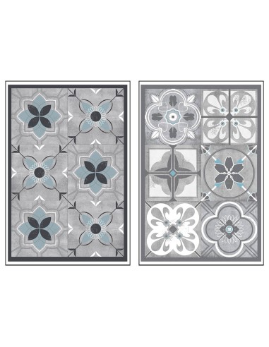 Sticker decorativo modelo azulejo colores surtidos 43.5x30x0.1cm