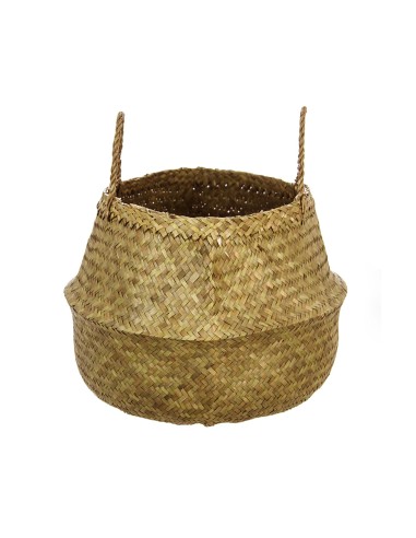 Cesta de mimbre natural plegable 43.5x29cm