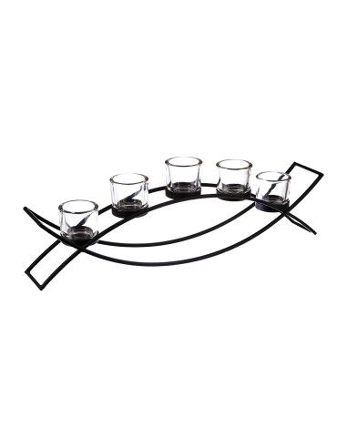 Porta velas tealight 55x13.5x9cm