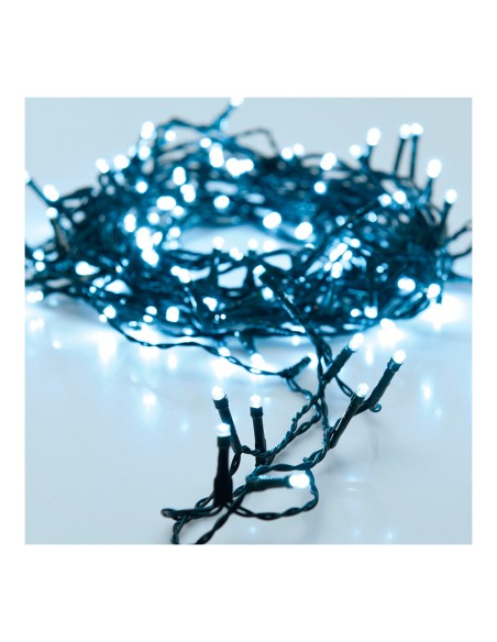 Guirnalda 80 leds blanco frio multifuncion exterior 9m