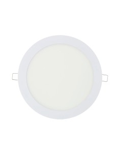 Downlight led empotrable redondo 20 w luz dia 4000 k 1500 lm blanco ø22,5 cm 2
