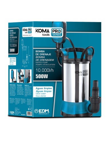 Bomba sumergible aguas limpias 500w