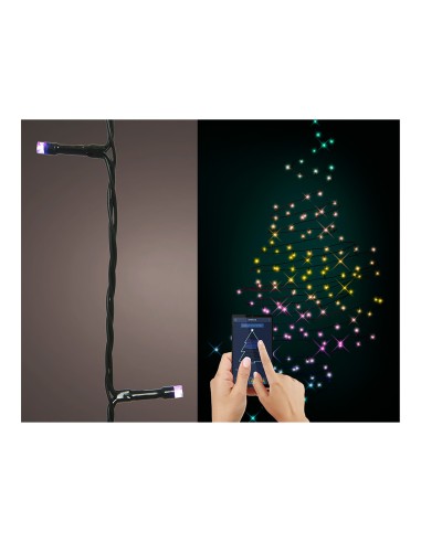 Guirnalda led danzante bluetooth multicolor 9,9m 50 leds