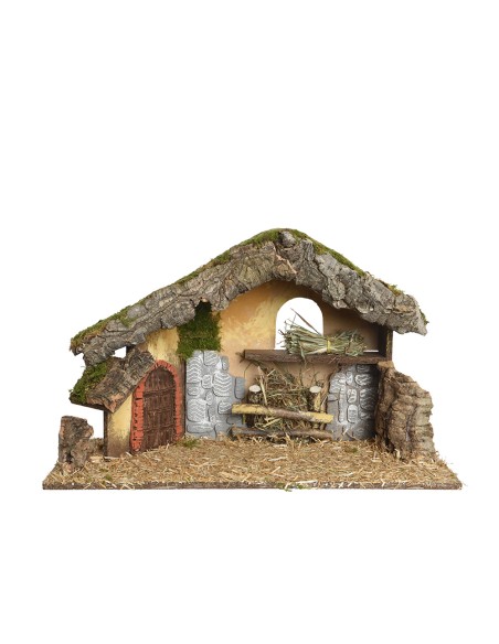 Establo vacio para belen 50x22x30cm