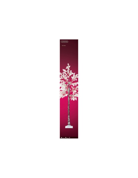 Arbol micro led flores blancas ip44 210cm