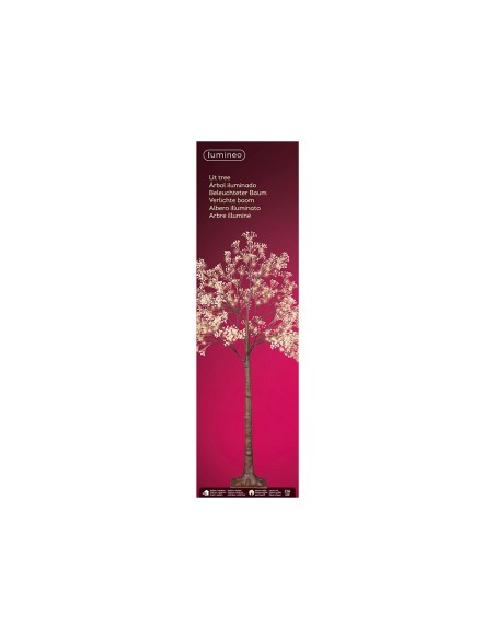 Arbol led gypsophila purpurina ip44 150cm