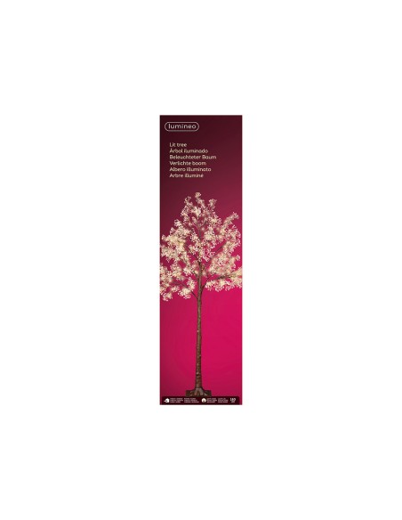 Arbol led gypsophila purpurina ip44 180cm