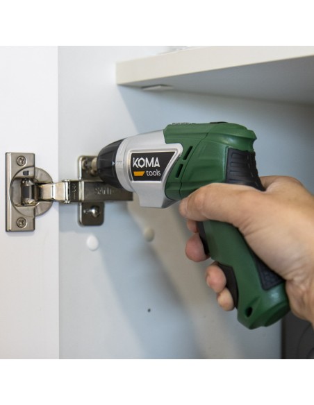 Atornillador a bateria reversible 3,6v litio 1300mah 17,5x14,8cm koma tools