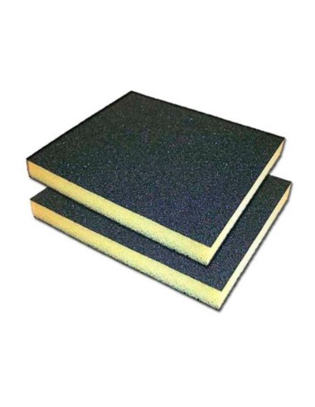 Almohadilla lija grano 46, grueso, 9,5 x 12,2 x 0,7 cm