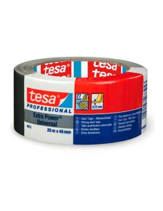 Cinta americana negra 25m x 48mm 4612 tesa