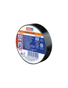Cinta aislante homologada negra 20 m x 19 mm