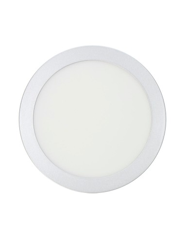 Downlight led superficie redondo cromado 20 w...