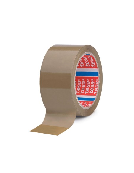 Cinta de embalar polipropileno marron 66m x 50mm 4089 tesa