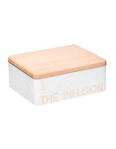 Caja metalica para infusiones para 100 unid. modelo scandi nature