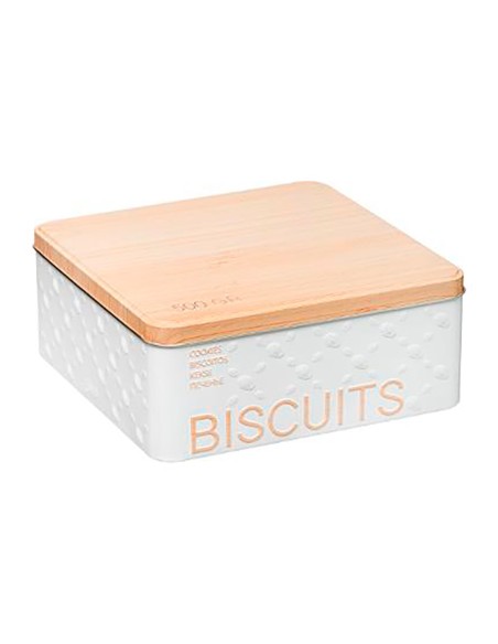 Caja metalica para galletas 500g modelo scandi nature