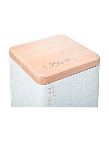 Caja metalica para arroz 1250g modelo scandi nature