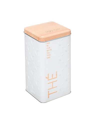 Caja metalica para té 100g modelo scandi nature