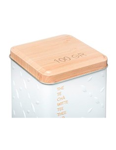 Caja metalica para té 100g modelo scandi nature 2