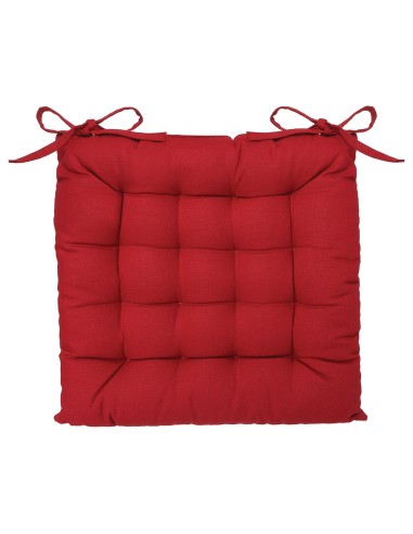 Cojin para silla color granate 38x38cm