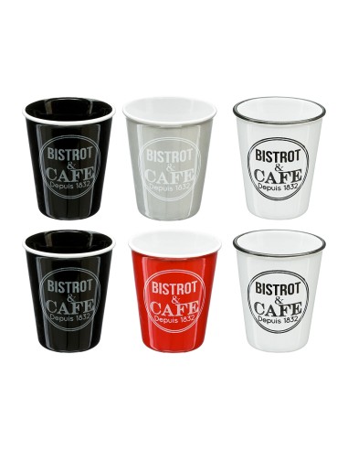 Juego de 6 tazas modelo bistrot 11cl