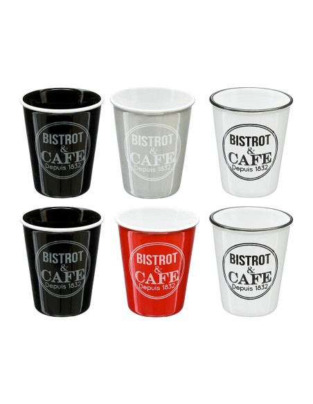 Juego de 6 tazas modelo bistrot 11cl