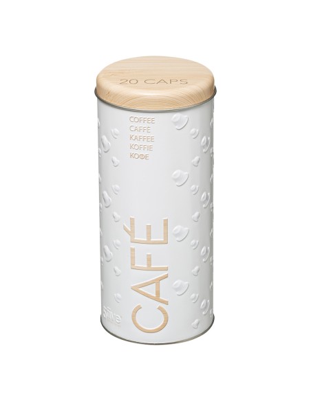 Caja metalica para capsulas de cafe modelo scandi nature