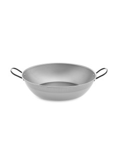 Sarten honda pulida con asas ø34 cm