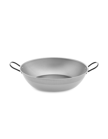 Sarten honda pulida con asas ø34 cm