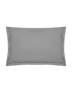 Funda de almohada color gris 70 x 50 cm