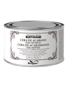 Rust-oleum chalky finish cera para muebles blanca 0,4l 5397503 bruguer