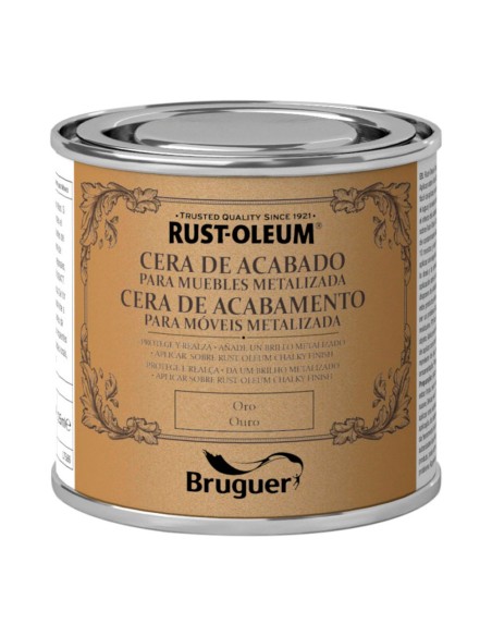 Rust-oleum chalky finish cera para muebles oro 0,125l 5397505 bruguer