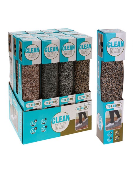 Felpudo lavable resistente colores surtidos 70x45cm