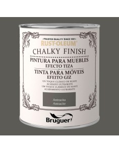 Rust-oleum chalky finish muebles antracita 0,750l 5397535 bruguer
