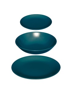 Vajilla 18 piezas color azul