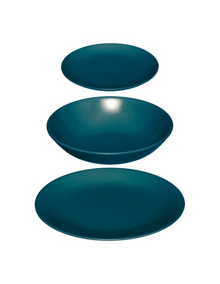 Vajilla 18 piezas color azul