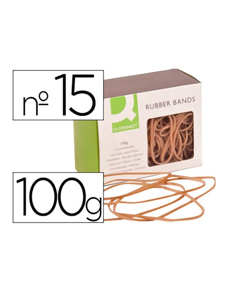 Gomillas elásticas 100 g n°15 150 x 2 mm