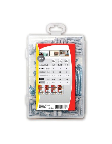 Tacos sx plus 5/6/8 + tornillos, caja 180 uds