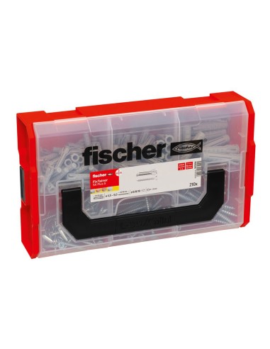 Tacos sx plus s 6/8/10 + tornillos, maletin fixtainer 210 uds