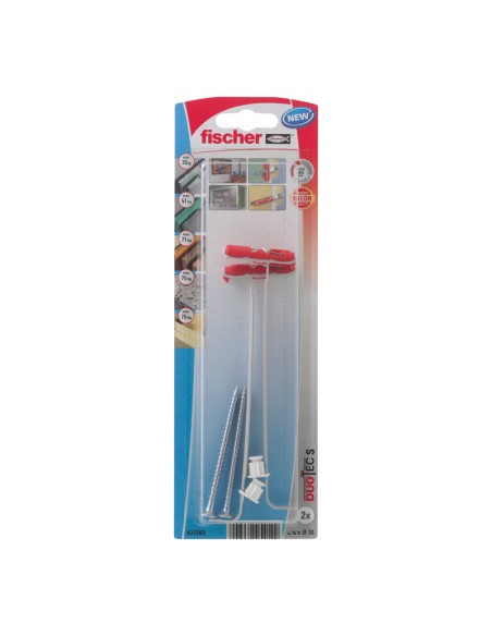 Taco duo tec 10 sk + tornillos (blister 2 unid)